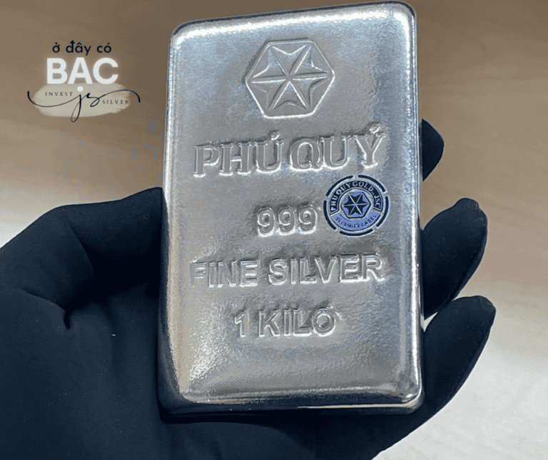 Bạc thỏi Phú Quý