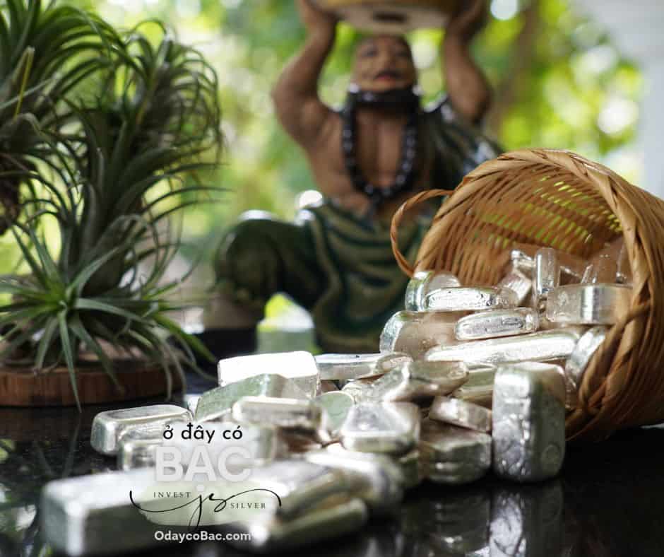 Bạc tích trữ dạng thỏi