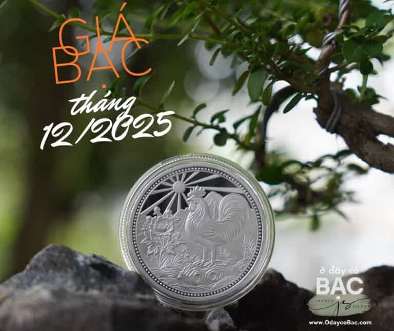 giá bạc tháng 12 năm 2025