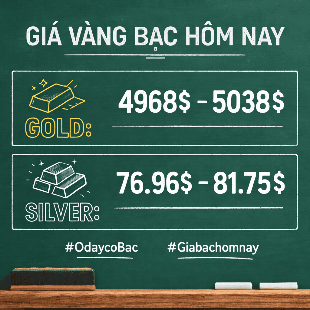 Giá bạc hiện nay