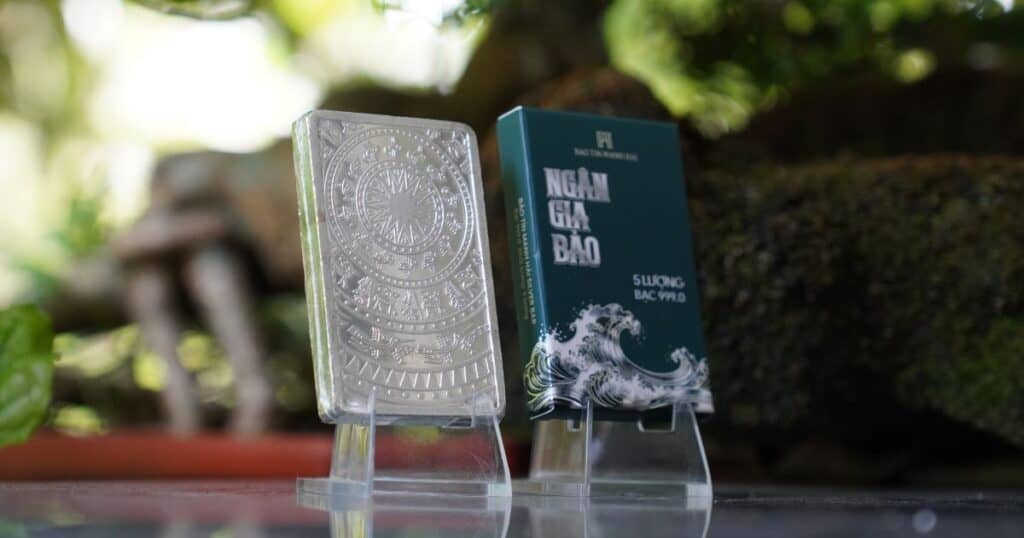 Bạc thỏi Bảo Tín Mạnh Hải Ngân Gia Bảo 5 Lượng